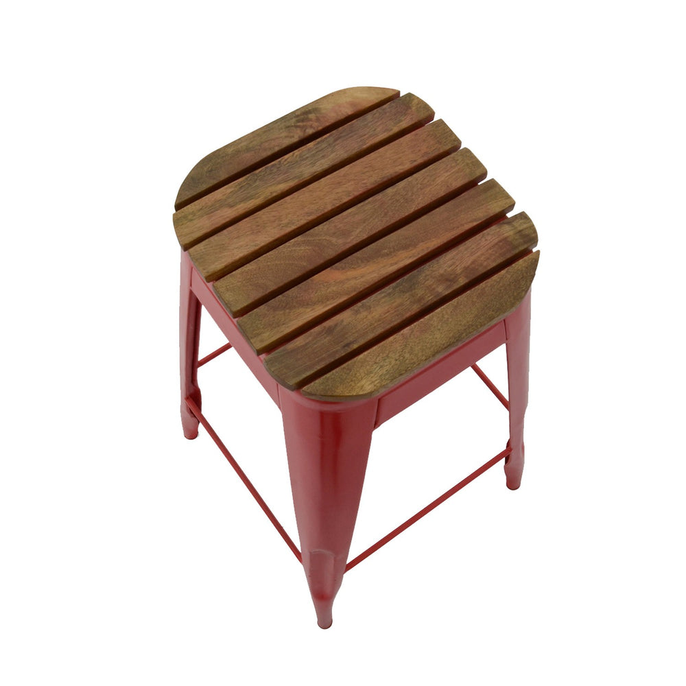 Multicoloured Bar Stool: Red Multicoloured Bar Stool: Red