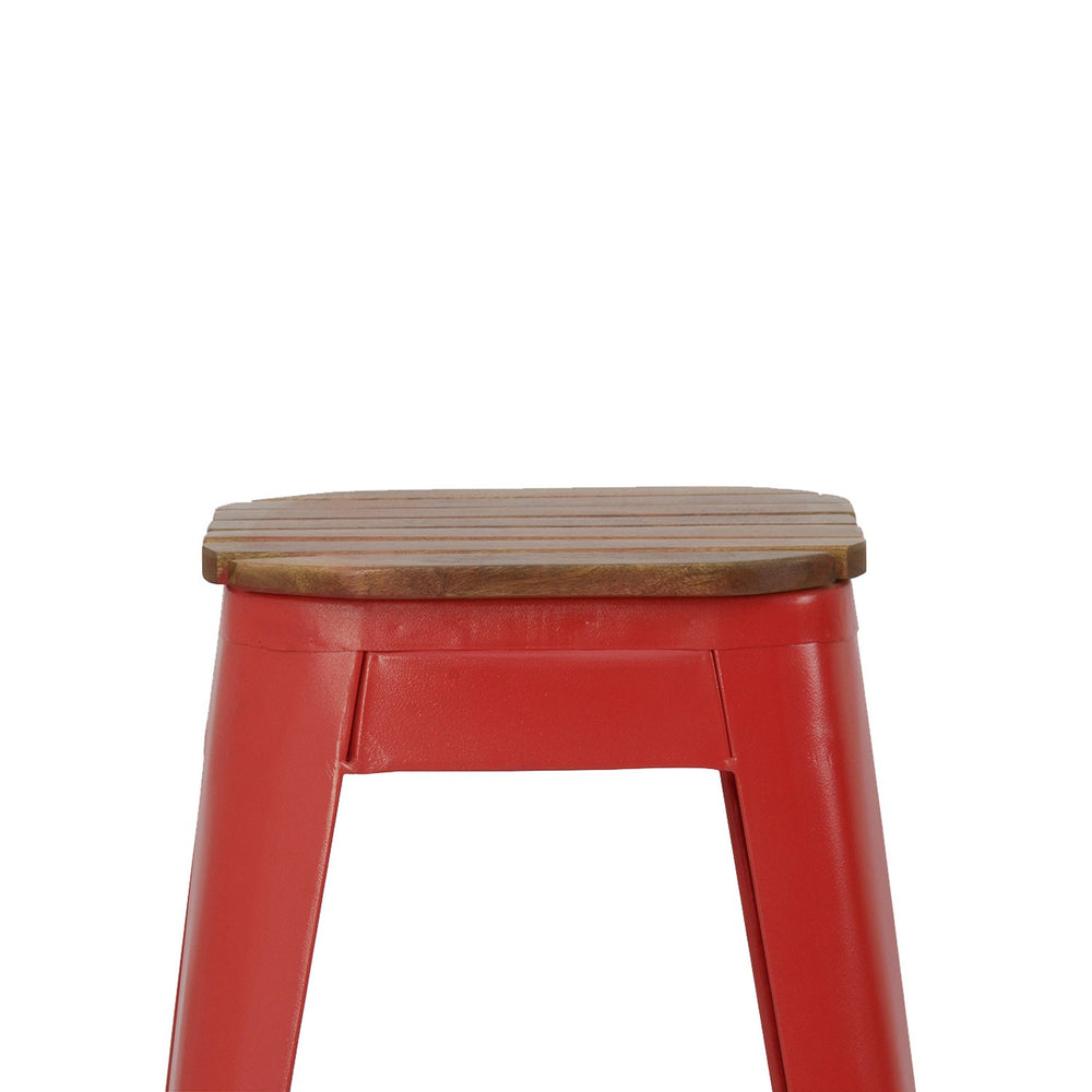 Multicoloured Bar Stool: Red Multicoloured Bar Stool: Red