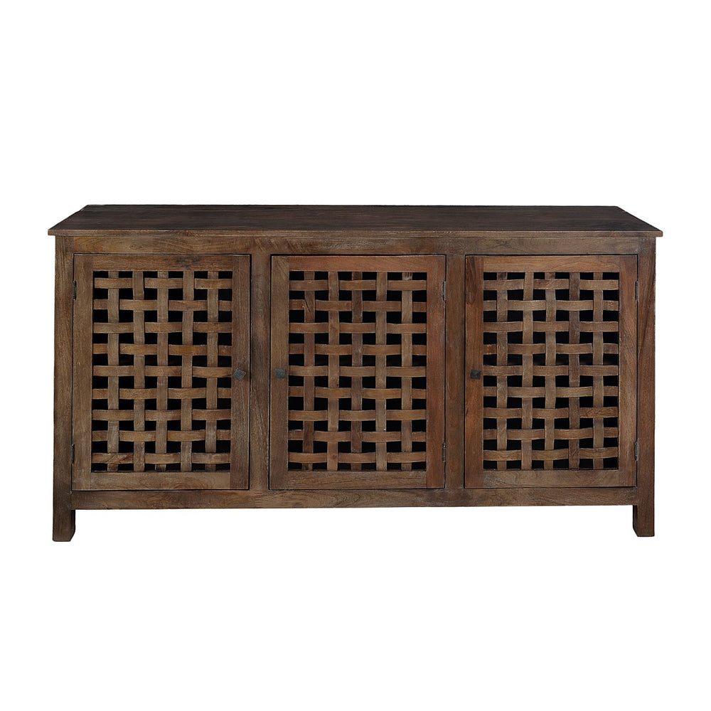Weaved Wood Storage Cabinet Weaved Wood Storage Cabinet