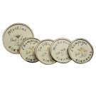 Glasstop Coasters - Set Of 5 Glasstop Coasters - Set Of 5