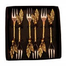 Gold Twig Fork & Spoons (Set Of 12) Gold Twig Fork & Spoons (Set Of 12)