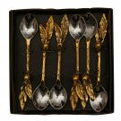 Gold Twig Fork & Spoons (Set Of 12) Gold Twig Fork & Spoons (Set Of 12)