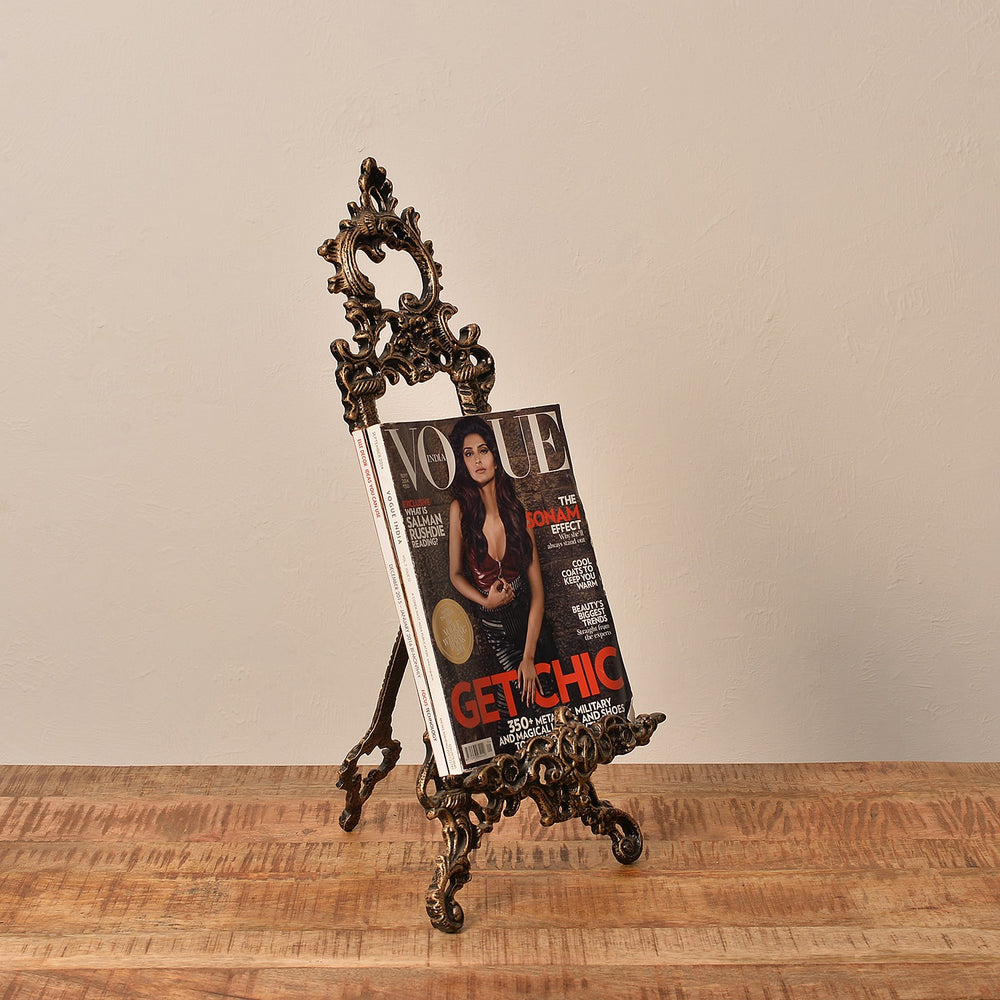 Antique Gold Easel Small Antique Gold Easel Small