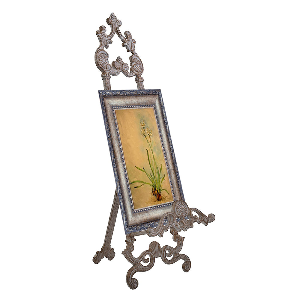 Antique White Easel, Large Antique White Easel, Large