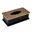 Gold & Black Tissue Box Gold & Black Tissue Box