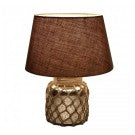 Gold Lamp With Jute Decorative Gold Lamp With Jute Decorative
