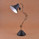 Desk Lamp: Black & Gold Desk Lamp: Black & Gold
