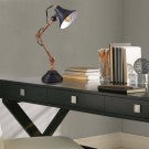 Desk Lamp: Black & Gold Desk Lamp: Black & Gold