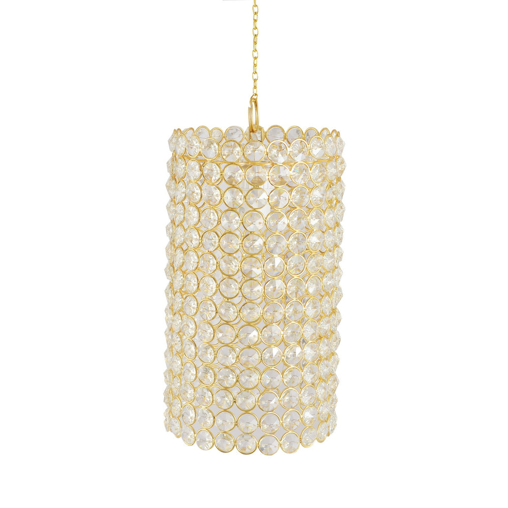 Gold Crystal Hanging Lamp Gold Crystal Hanging Lamp
