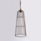 Cage Hanging Light: Antique Gold Cage Hanging Light: Antique Gold