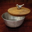 Bird Bowls With Lid (Set Of 2) Bird Bowls With Lid (Set Of 2)