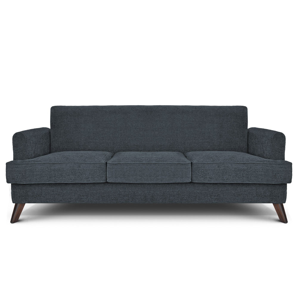 Blanc Antique 3 Seater Sofa: Smoke Grey, Fabric Blanc Antique 3 Seater Sofa: Smoke Grey, Fabric