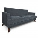Blanc Antique 3 Seater Sofa: Smoke Grey, Fabric Blanc Antique 3 Seater Sofa: Smoke Grey, Fabric