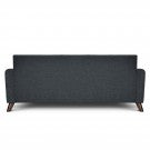 Blanc Antique 3 Seater Sofa: Smoke Grey, Fabric Blanc Antique 3 Seater Sofa: Smoke Grey, Fabric