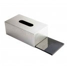Lacquer Tissue Box: Silver Lacquer Tissue Box: Silver
