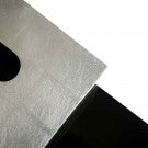 Lacquer Tissue Box: Silver Lacquer Tissue Box: Silver