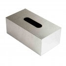 Lacquer Tissue Box: Silver Lacquer Tissue Box: Silver