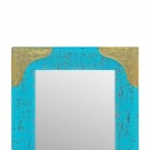 Vintage Aqua Mirror Vintage Aqua Mirror
