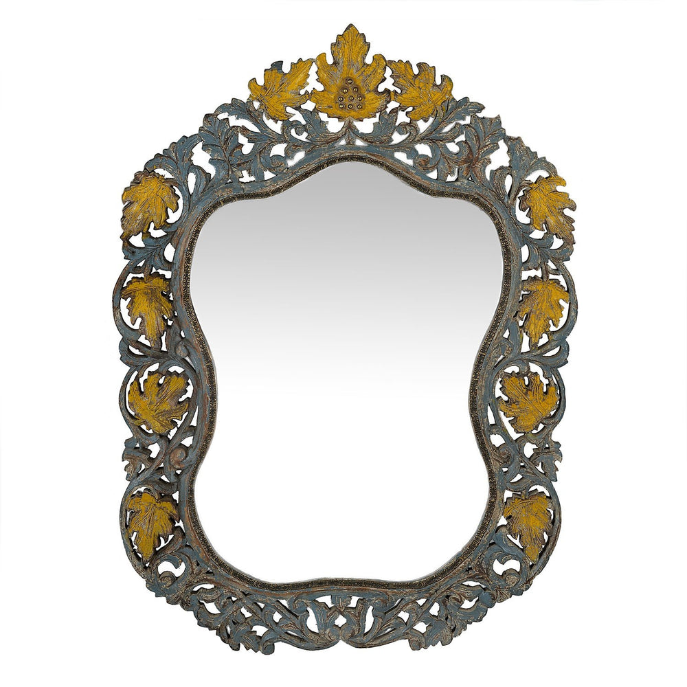 Yellow Leaf Mirror Yellow Leaf Mirror