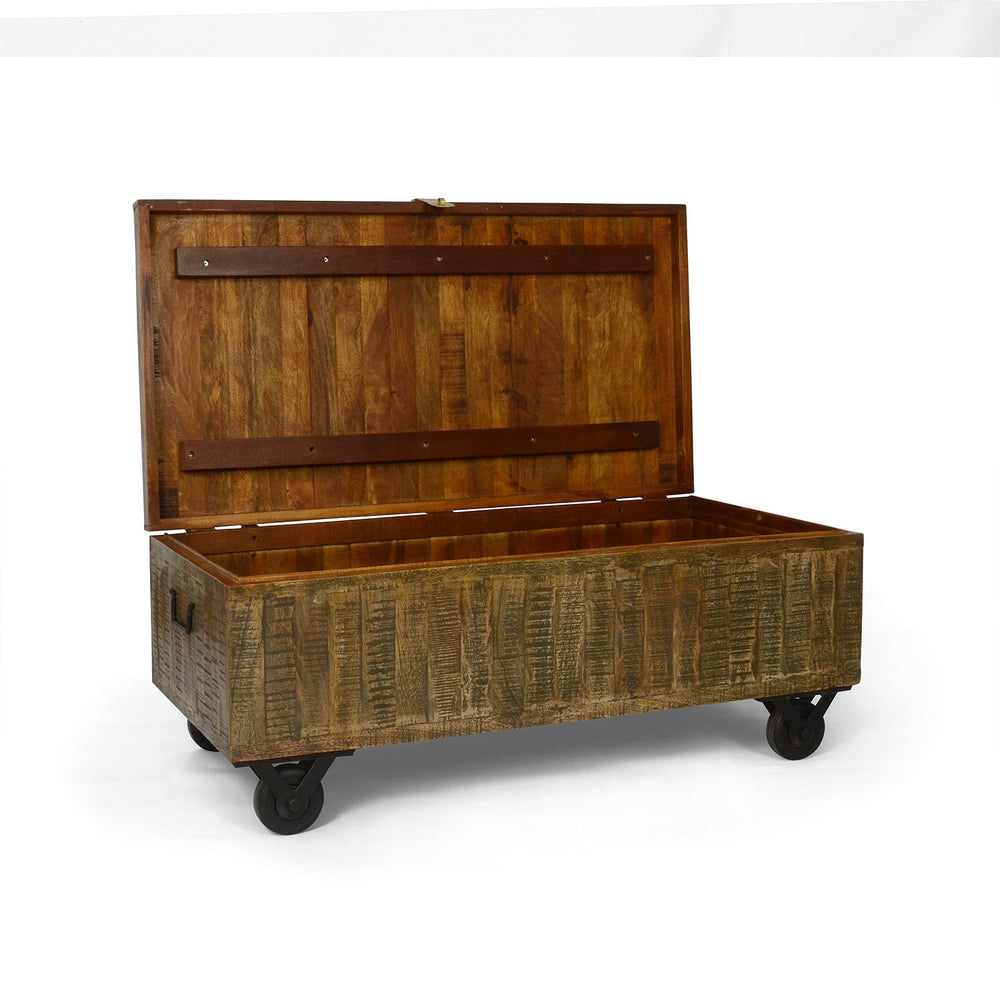 Rustic Wooden Trunk Rustic Wooden Trunk