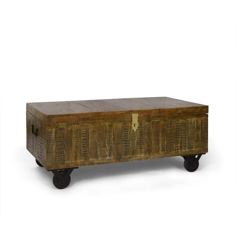 Rustic Wooden Trunk Rustic Wooden Trunk