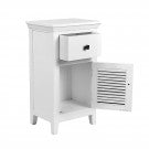 Bedside Cabinet: White Bedside Cabinet: White