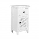 Bedside Cabinet: White Bedside Cabinet: White