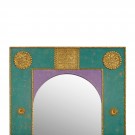 Antique Aqua Mirror