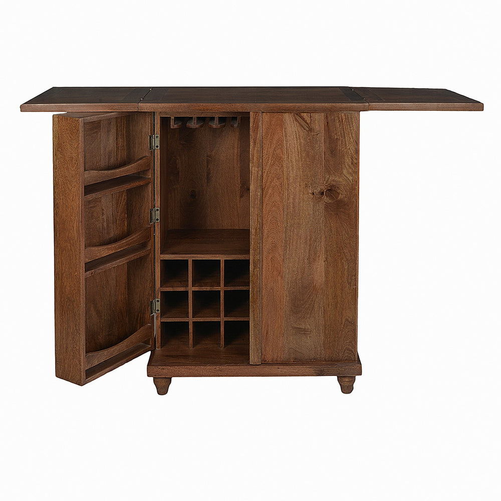 Bar Cabinet With Folding Top