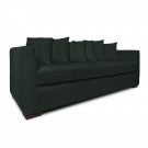 Emelia 3 Seater Sofa: Olive, Fabric
