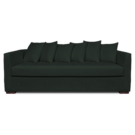 Emelia 3 Seater Sofa: Olive, Fabric