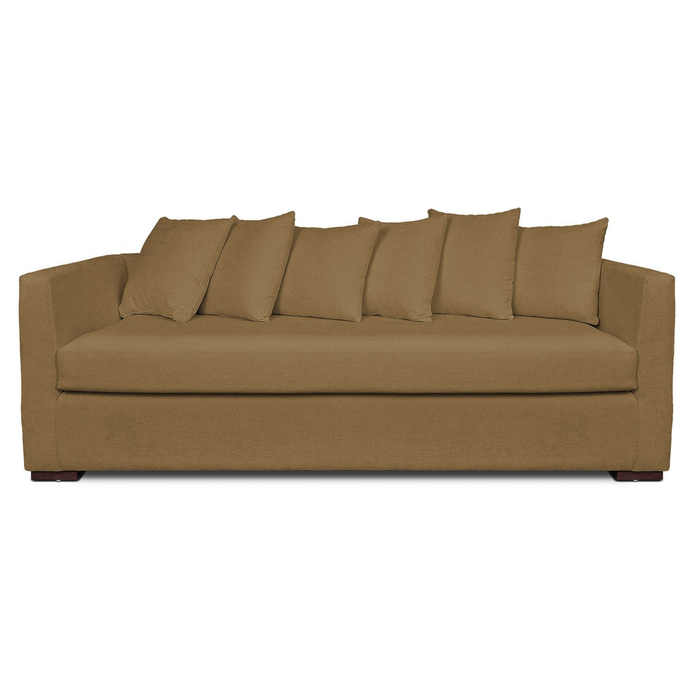 Emelia 3 Seater Sofa: Sand, Fabric