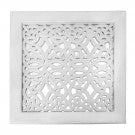 Fretwork Wall Art: White (Set Of 3)