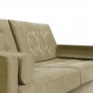 Henrietta Two Seater Sofa: Light Khaki