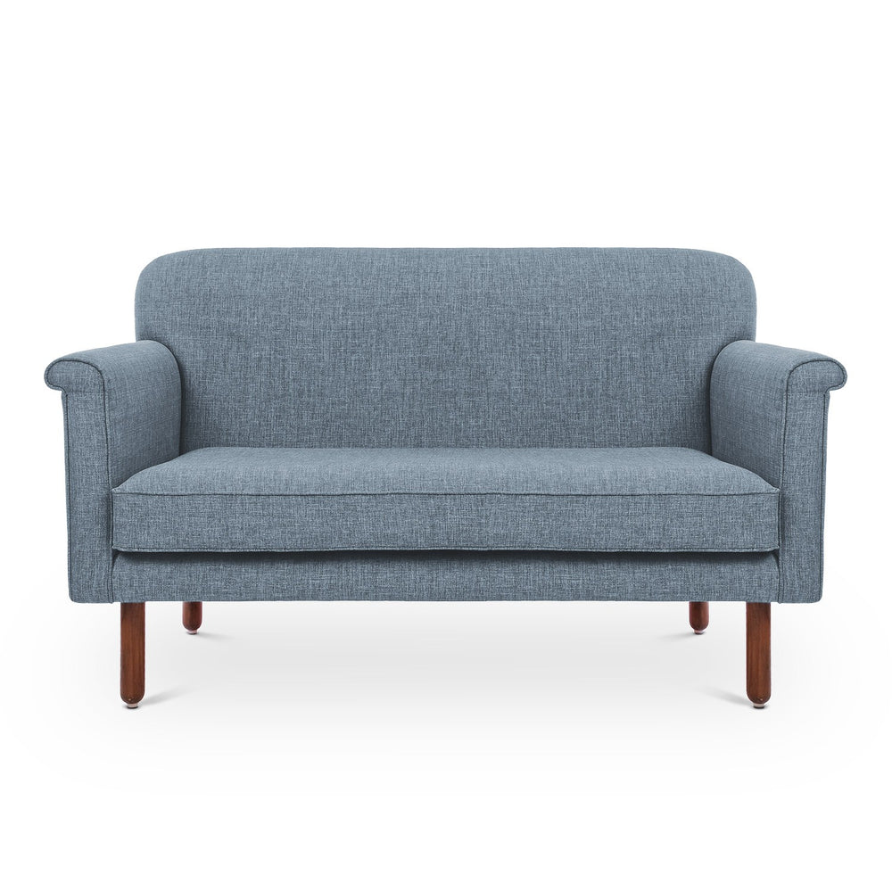 In Vogue 2 Seater Sofa: Ash Blue, Fabric