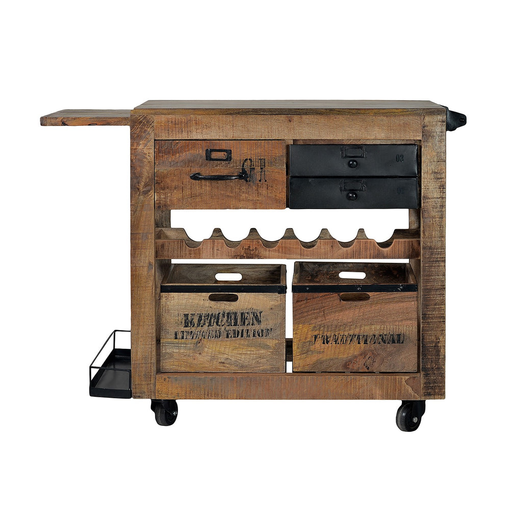 Pullman Industrial Bar Cart