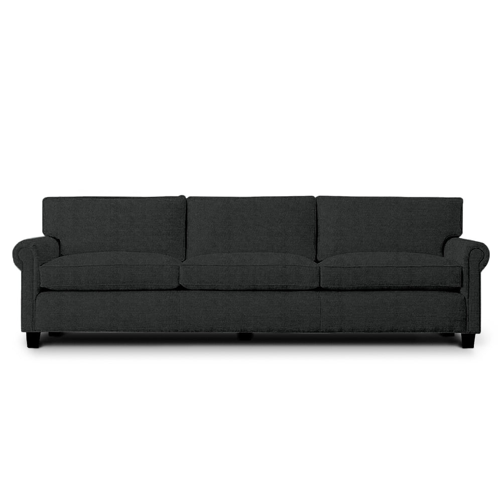 Lawson 3 Seater Sofa: Cornflower, Suede
