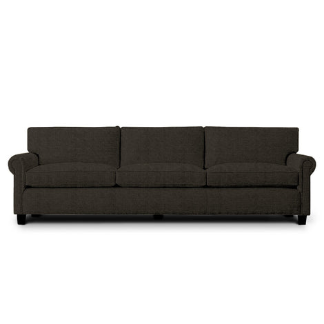 Lawson 3 Seater Sofa: Otter, Suede
