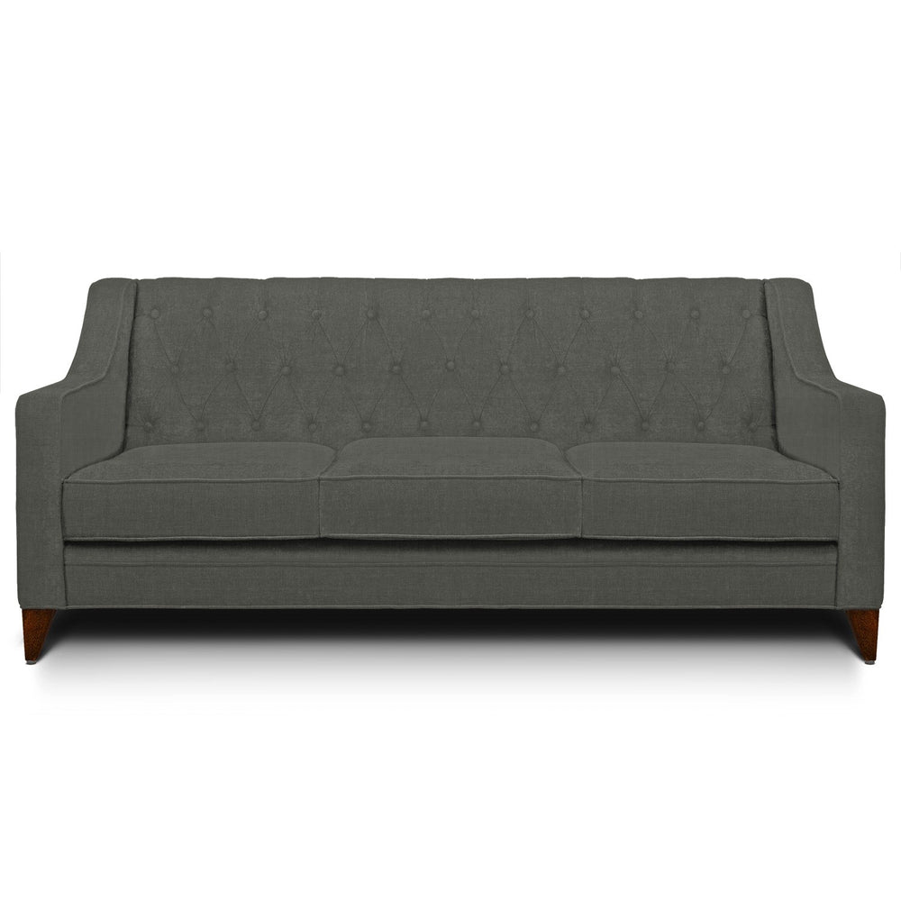 Long Harriet 3 Seater Sofa: Light Grey, Fabric