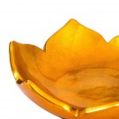 Lotus Serving Bowl: Rich Gold