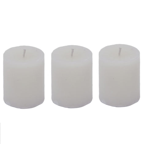Smokeless Hand Poured Wax Candles, 2" X 1.5" (Set Of 3)