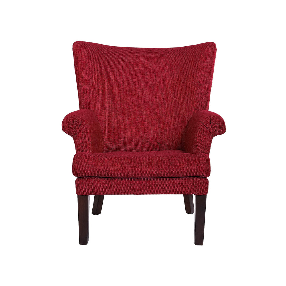 Wingback Armchair: Red