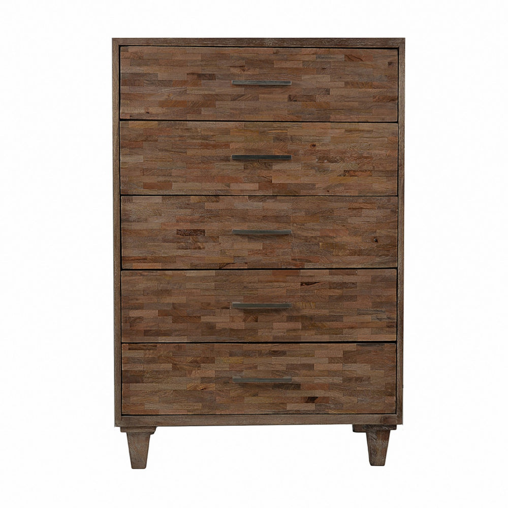Mosaic Wood Chest Of Drawers
