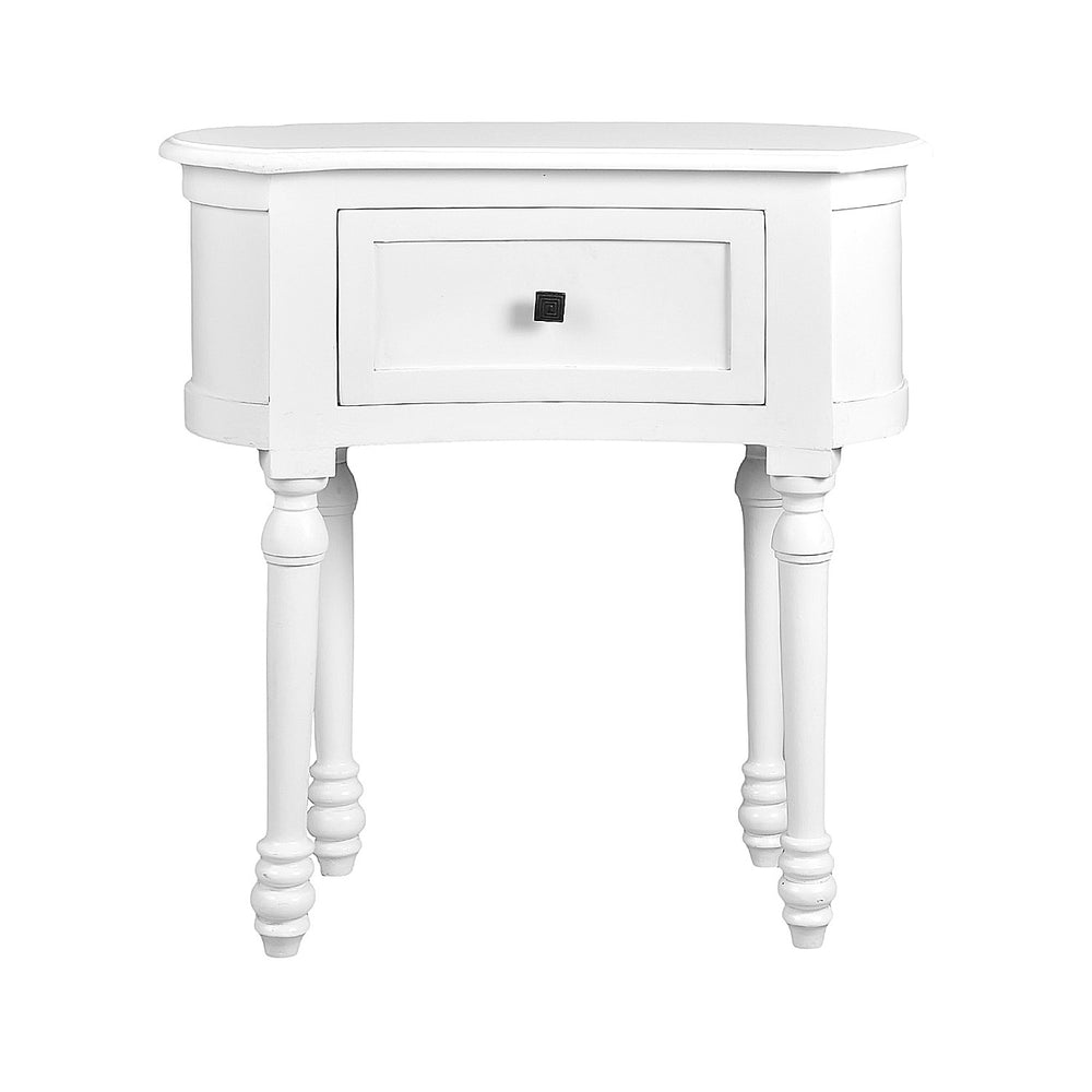 Oval Bedside Table