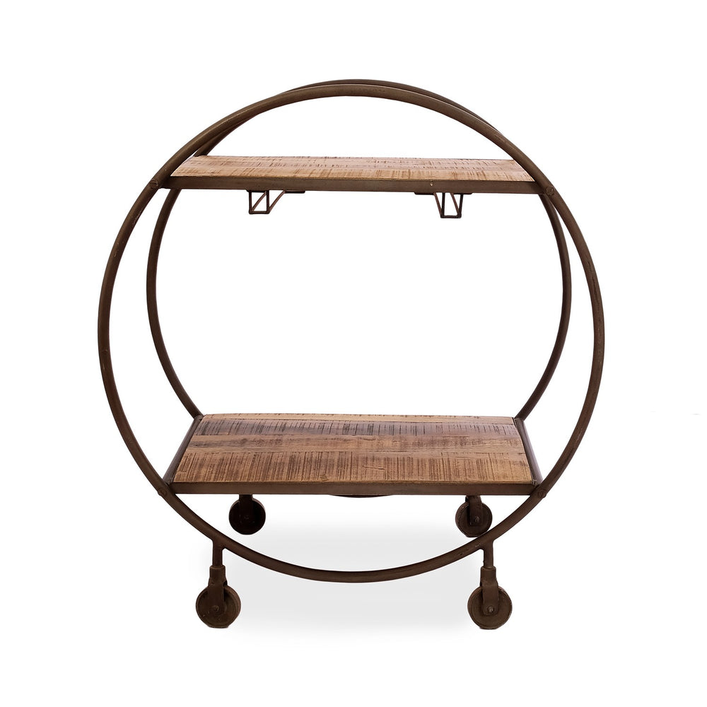 Round Serving Trolley