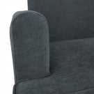 Blanc Antique 3 Seater Sofa: Smoke Grey, Fabric