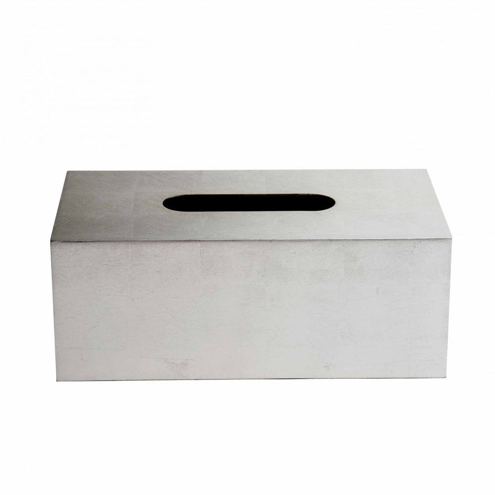 Lacquer Tissue Box: Silver