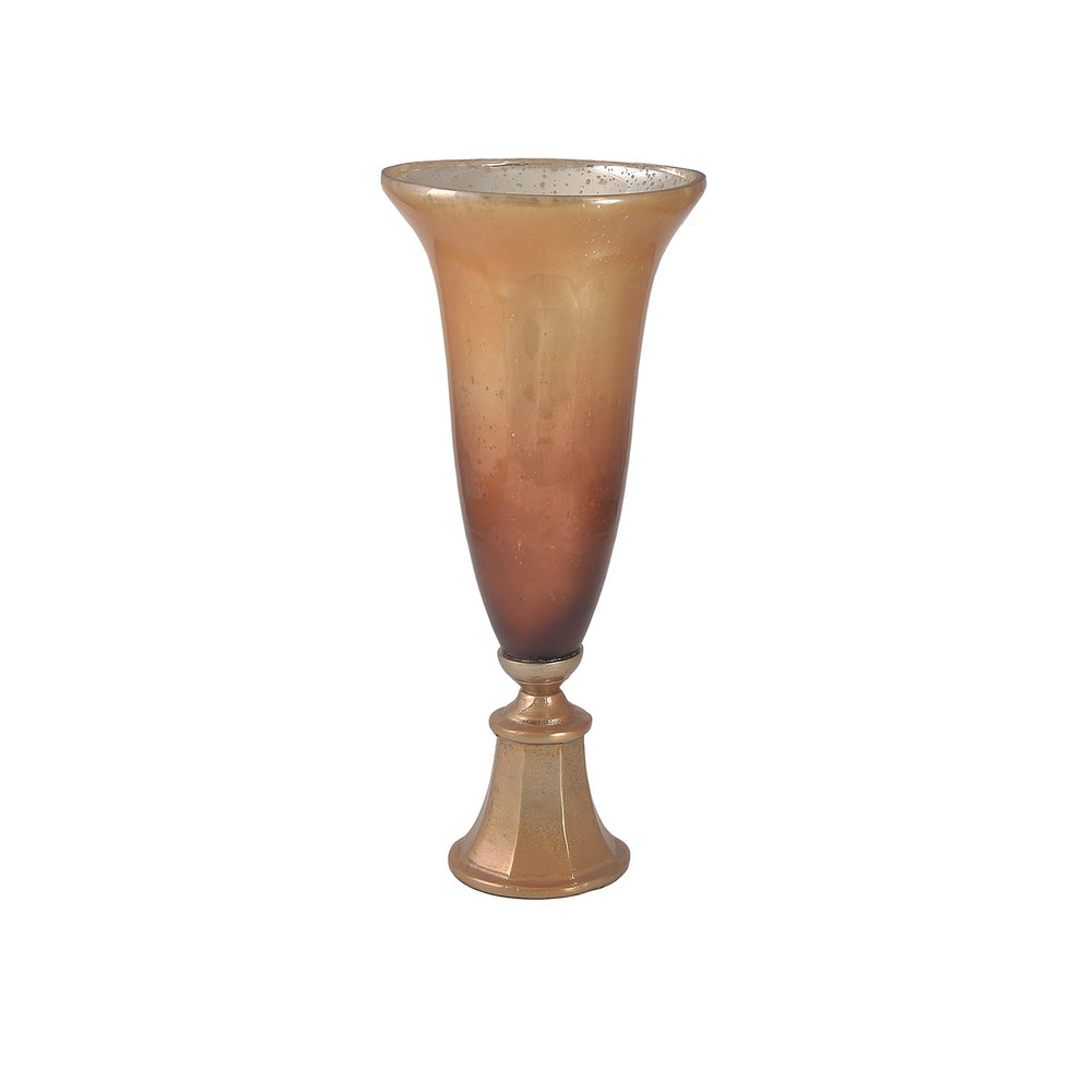 Golden Flared Vase