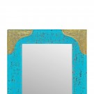 Vintage Aqua Mirror